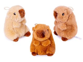 Obrázek z Kapybara sedící plyš 15cm, 3dr 